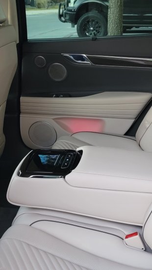 Backseat w/ center console down