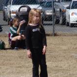 Krista playing soccer - 2005